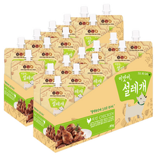 헬로도기 반려동물 설레개 짜먹는 간식, 치킨맛, 85g, 20개