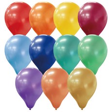 珠光圓形氣球 30cm, 500個, 隨機出貨