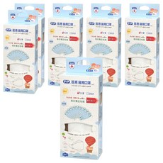 PERFECT 普惠醫工 韓版魚型4D立體兒童醫用口罩 未滅菌 KF94 18 x 7cm, 10片, 6盒, 天使白