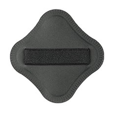 KAI 貝印 不易吸收粉底氣墊粉撲 菱形 黑色 精準貼合臉部輪廓 打造完美底妝, 1個