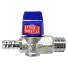 新多多小舖 超流量瓦斯開關 全銅本體材質 活動內牙 總長5.7公分, 單色, 1個