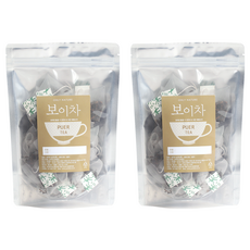 티리얼 삼각티백 보이차, 1g, 25개입, 2개