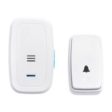 FONG HUA 崶華 一對一自發電無線門鈴 免電池 100米長距接收 45音樂自由選擇, 1入