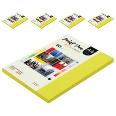 paperculture Print Pro 彩色影印紙 No 08 亮黃色 80g, A4, 625張