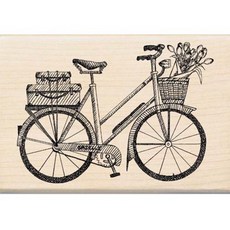 木頭印章 自行車款, 單色