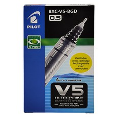 PILOT 百樂 卡式鋼珠筆 0.5mm BXC-V5, 紅色, 12支