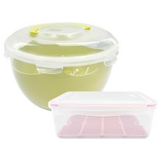 Nanu Dam 西瓜保鮮盒 8L + 方塊西瓜保鮮盒 2L 套組, 1個