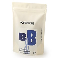 COFFEE WORKS Black And Blue烘焙咖啡豆, 無研磨咖啡豆, 100g, 1包