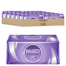 PASEO 抽取式衛生紙 3層 100張, 5袋, 10包