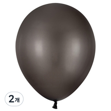 PARTY PANG 圓形珠光氣球 13cm 100入, 2個, 黑色