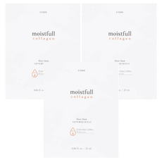 ETUDE Moisture Collagen 升級版高保濕精華面膜, 1片, 3片