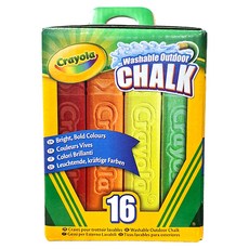 Crayola 繪兒樂 可水洗粉筆, 混和顏色, 16個裝