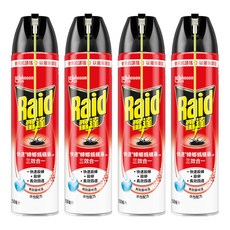 Raid 雷達 快速蟑螂螞蟻藥 無味, 550ml, 4罐