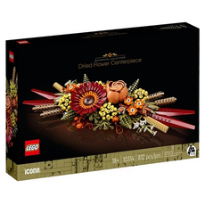 LEGO 樂高 乾燥花擺設 拼砌式模型 花卉愛好者的禮品, 1盒