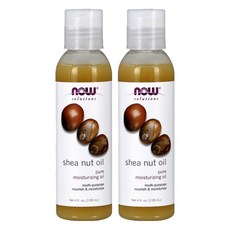 NOW Foods 純乳木果保濕油, 118ml, 2瓶