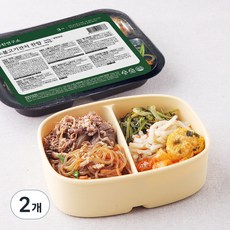 집반찬연구소 소불고기잔치 찬합, 245g, 2개