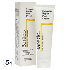 Baredo 每日修護護足霜, 5個, 80g