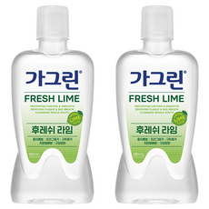 가그린 후레쉬라임 구강청결제, 380ml, 2개