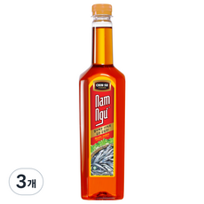 친수 남늑 피쉬 소스, 3개, 650ml