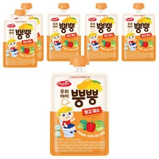 베베스트 우리 아이 뿡뿡 주스, 6개, 혼합맛(망고/채소), 70ml