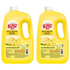 Trio 檸檬醋廚房洗潔精, 3L, 2個