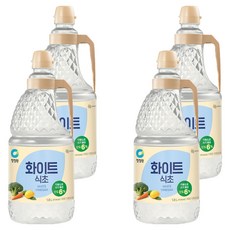 청정원 화이트식초, 1.8L, 4개