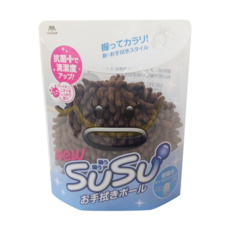 CONDOR 山崎 SuSu 超纖維抗菌擦手球 快速吸水, 褐色, 1個