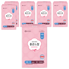 GOODFEEL 超薄蝶翼型衛生棉, L(26cm), 32片, 6包