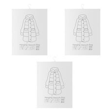 Infolab研究所 冬季衣物整理 掛式壓縮袋 Type1