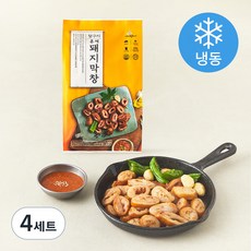 달구지푸드 훈제 돼지막창 300g + 된장소스 100g 세트 (냉동), 400g, 4세트