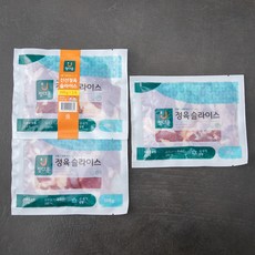 정다운 정육슬라이스, 200g, 3개