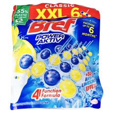 Bref 妙力 懸掛式馬桶清潔球 XXL Pack 6入, 50g, 1袋
