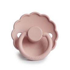 FRIGG 矽膠奶嘴+保護蓋, Blush, 1套, 第2階段(6~18個月)
