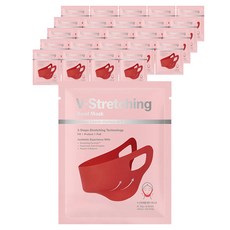 벨라수 V 스트레칭 밴드 마스크, 25개, 1개입