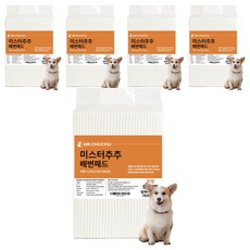 미스터추추 강아지 배변패드 무향 40g, 50개입, 5개