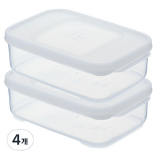 이노마타 직사각형 밀폐용기 1651, 4개, 단품