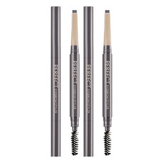미샤 퍼펙트 스타일러 아이브로우 오토펜슬 0.15g, 그레이브라운, 2개