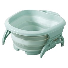 按摩泡腳桶 可折疊, 1個, 綠色