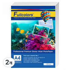 fullcolors 高級亮面相片紙 115g, 200個, A4