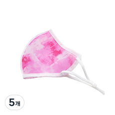 주누하우스 물놀이 워터 마스크 S, 1매, 5개, 핑크마블