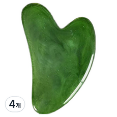 BM Design 舒適刮痧按摩器, 4個, 深綠色愛心