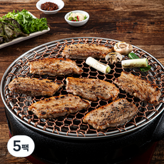 더듬뿍 시즈닝 칼집 삼겹살, 400g, 5팩