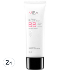 미바 이온칼슘 미네랄 비비크림 SPF50+ PA+++, 2개, 50ml