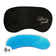 이지웜 시크릿 아이스 안대 블랙, 1개입, 6개