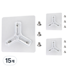 올고르 무타공 접착식 말굽 패드 조절형, 15개