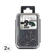 이누잇 돌섬벵에 대용량 바늘 F500, 40개입, 2개