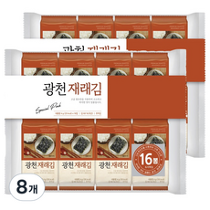 광천 재래김 16p, 64g, 8개