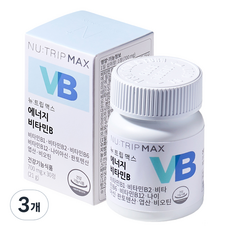 코스맥스바이오 뉴트립맥스 에너지 비타민B 영양제, 30정, 3개