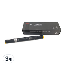 알파색채 디자인마카 Y148 ImperialYellow 6p, 1색, 3개