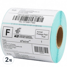 條碼感熱捲式標籤 250張, 2個